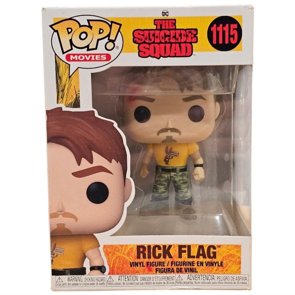 Funko Pop! Movies DC Heroes The Suicide Squad Rick Flag #1115 Vinyl Figure